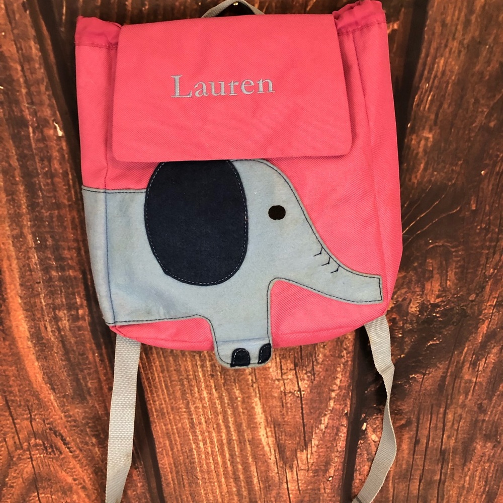Pottery Barn Monogram Backpack Lauren